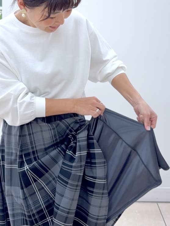 Osawaさんの「Dessin｜【360度可愛い・洗える】バックヘンリーカットソー」を使ったコーディネート