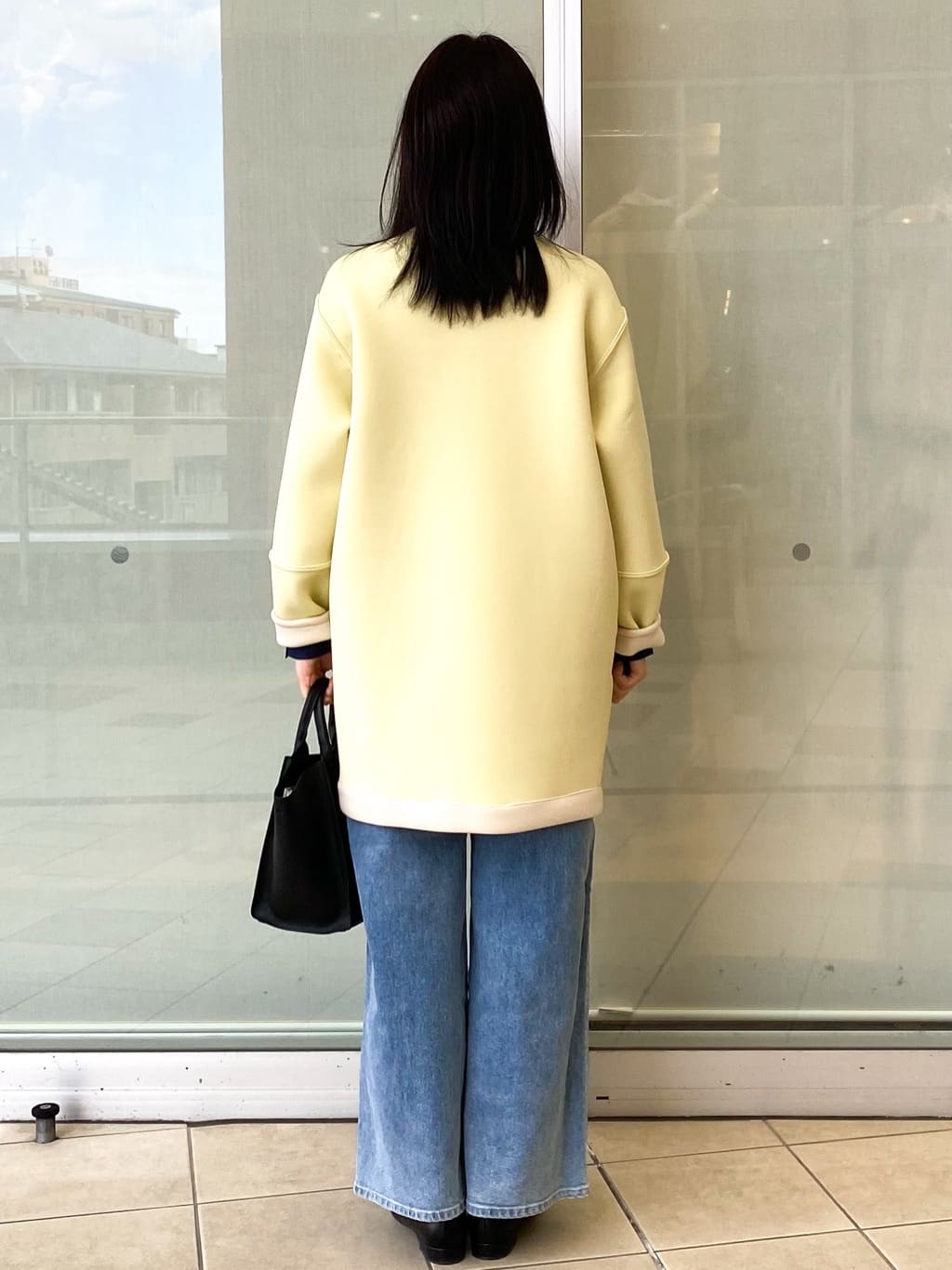 Jeanさんの「OPAQUE.CLIP｜リバーシブル配色ノーカラーコート【洗濯機OK】」を使ったコーディネート