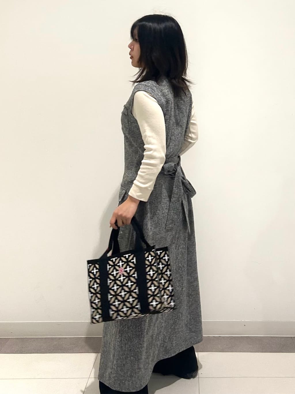 とりみさんの「DRESSTERIOR｜◆【ウォッシャブル】コットンフルニードルニット」を使ったコーディネート
