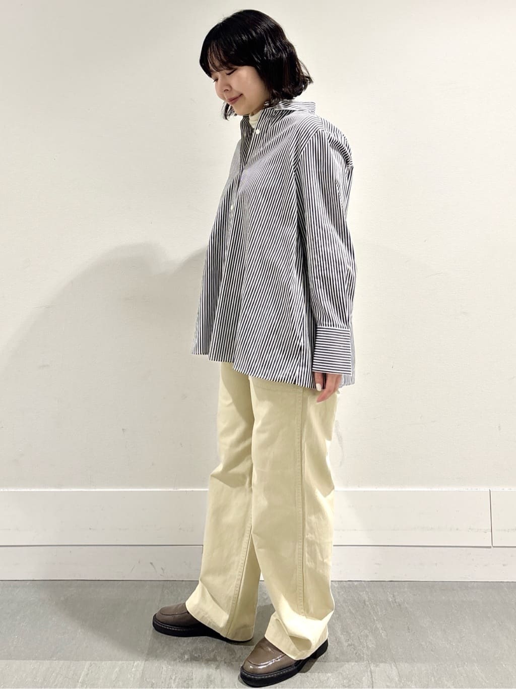 モエカさんの「UNTITLED｜【吸湿発熱/洗える】ハイネックインナー」を使ったコーディネート