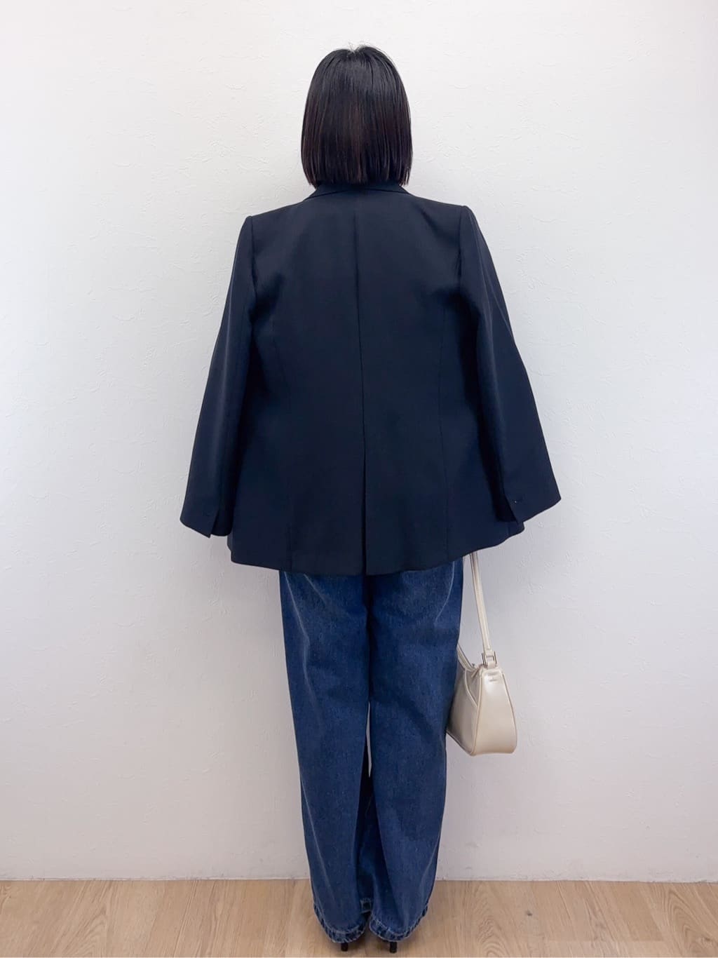 Takeさんの「OPAQUE.CLIP｜金ボタンダブルブレストテーラードジャケット／セットアップ対応【洗える】」を使ったコーディネート