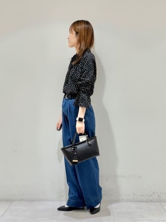 kyokaさんの「UNTITLED｜◆【セットアップ可/ワイド】ライトウェイトデニムパンツ」を使ったコーディネート