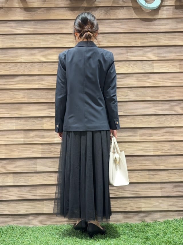 himiさんの「SHOO･LA･RUE｜【セットアップ可/S-LL/洗濯機可】マニッシュに決まる ダブルブレストジャケット」を使ったコーディネート