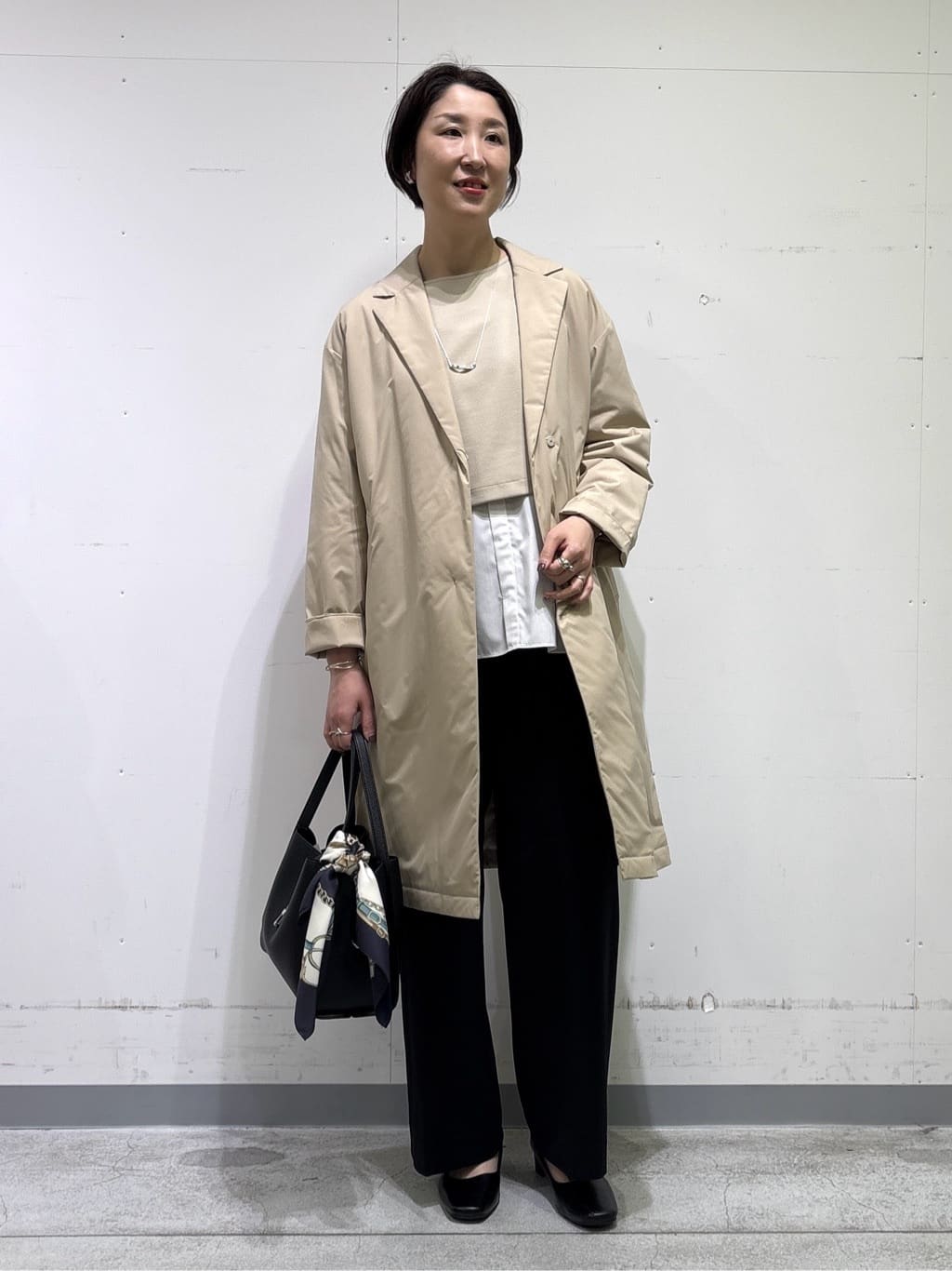yuriさんの「INDIVI｜【洗える／UVケア】レイヤード風デザイントップス」を使ったコーディネート