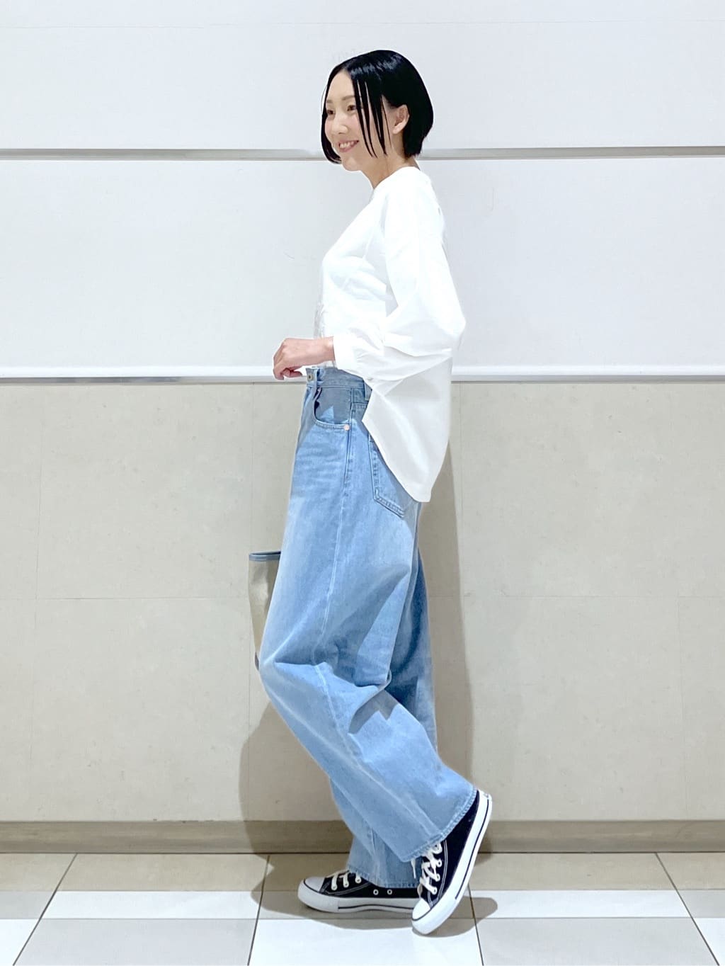 eriko さんの「Dessin｜【撥水/2WAY】フーディーブルゾン」を使ったコーディネート