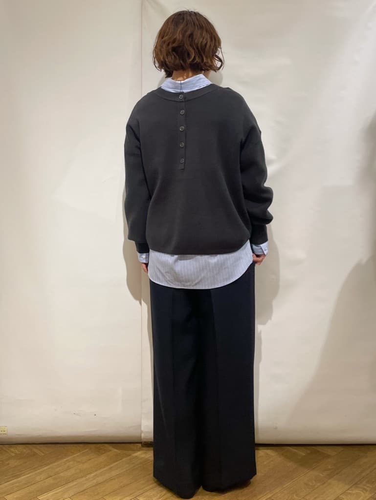 なかさんの「index｜レギュラーカラーシャツ／ストライプアソート【洗濯機OK】」を使ったコーディネート