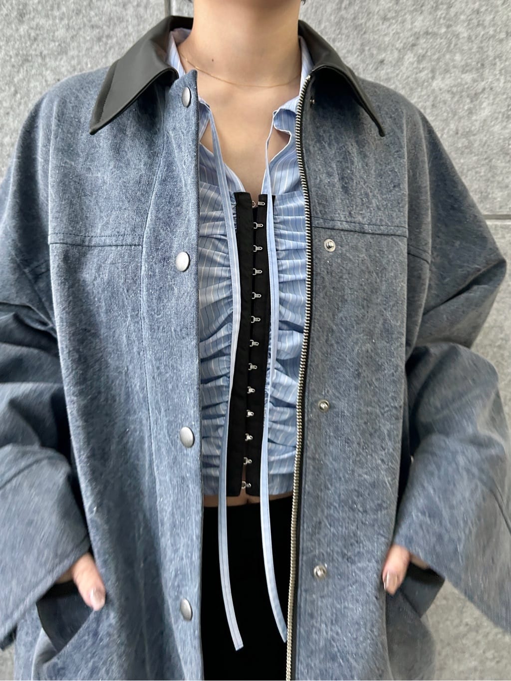 harunaさんの「CODE A｜pigment denim coverall」を使ったコーディネート