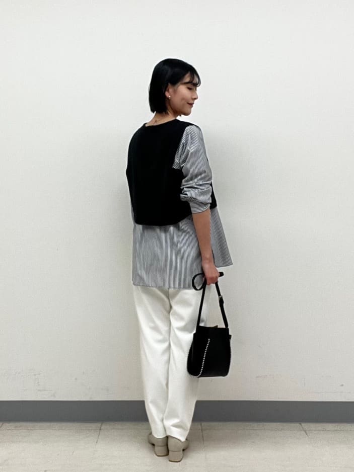 hinanoさんの「INDIVI｜【洗える／UVケア】レイヤード風デザイントップス」を使ったコーディネート