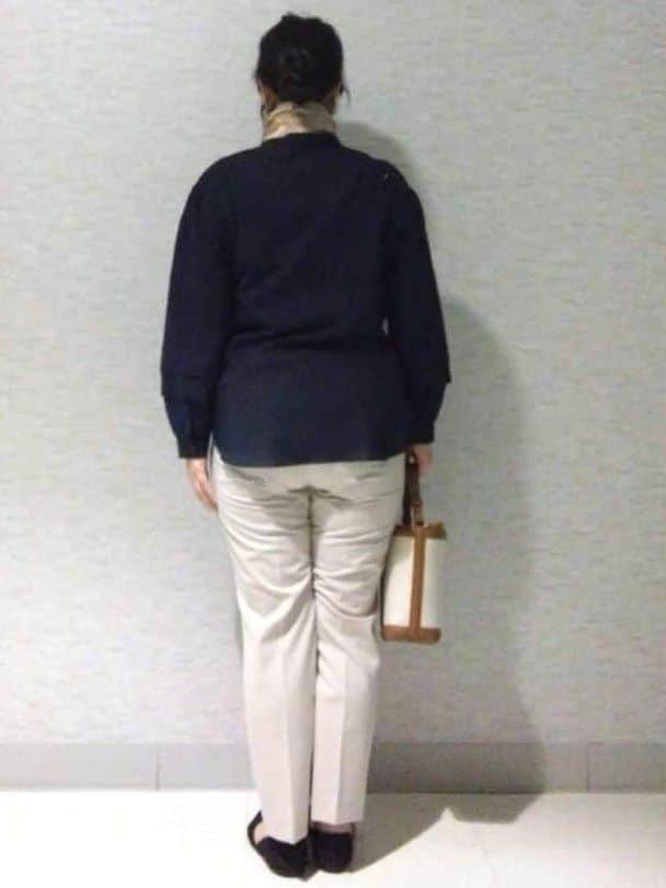 sakoさんの「Reflect｜【ゆったり着られる◎】バンドカラーシャツブラウス」を使ったコーディネート