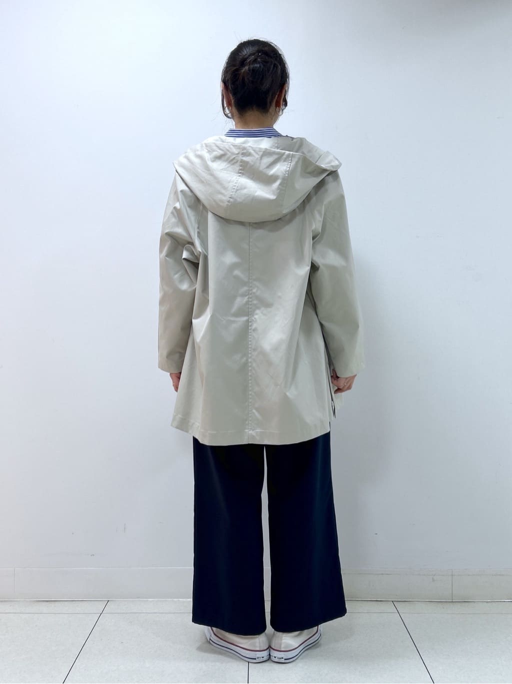 Kaiさんの「Dessin｜【洗える】フードトレンチコート」を使ったコーディネート
