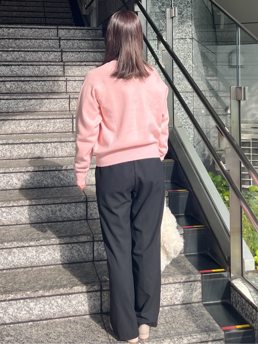 HANNAさんの「OPAQUE.CLIP｜スウェットライクニット【洗濯機OK】」を使ったコーディネート