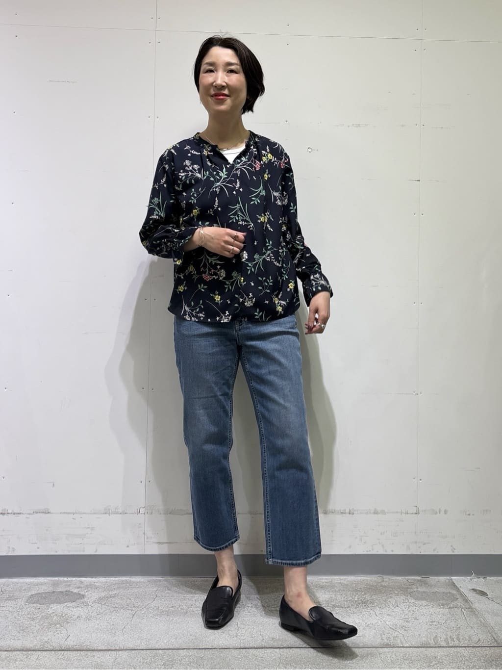 yuriさんの「INDIVI｜【洗える／前後2WAY】インナータンクトップ」を使ったコーディネート