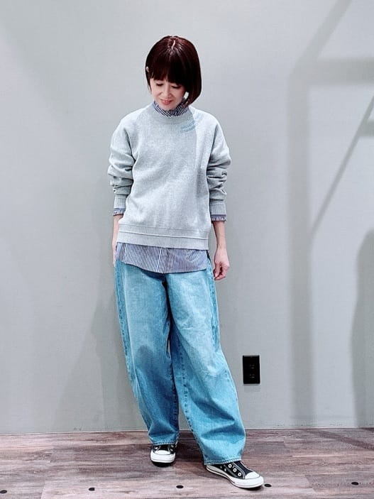 Satoさんの「Dessin｜【洗える】フリルネックブラウス」を使ったコーディネート