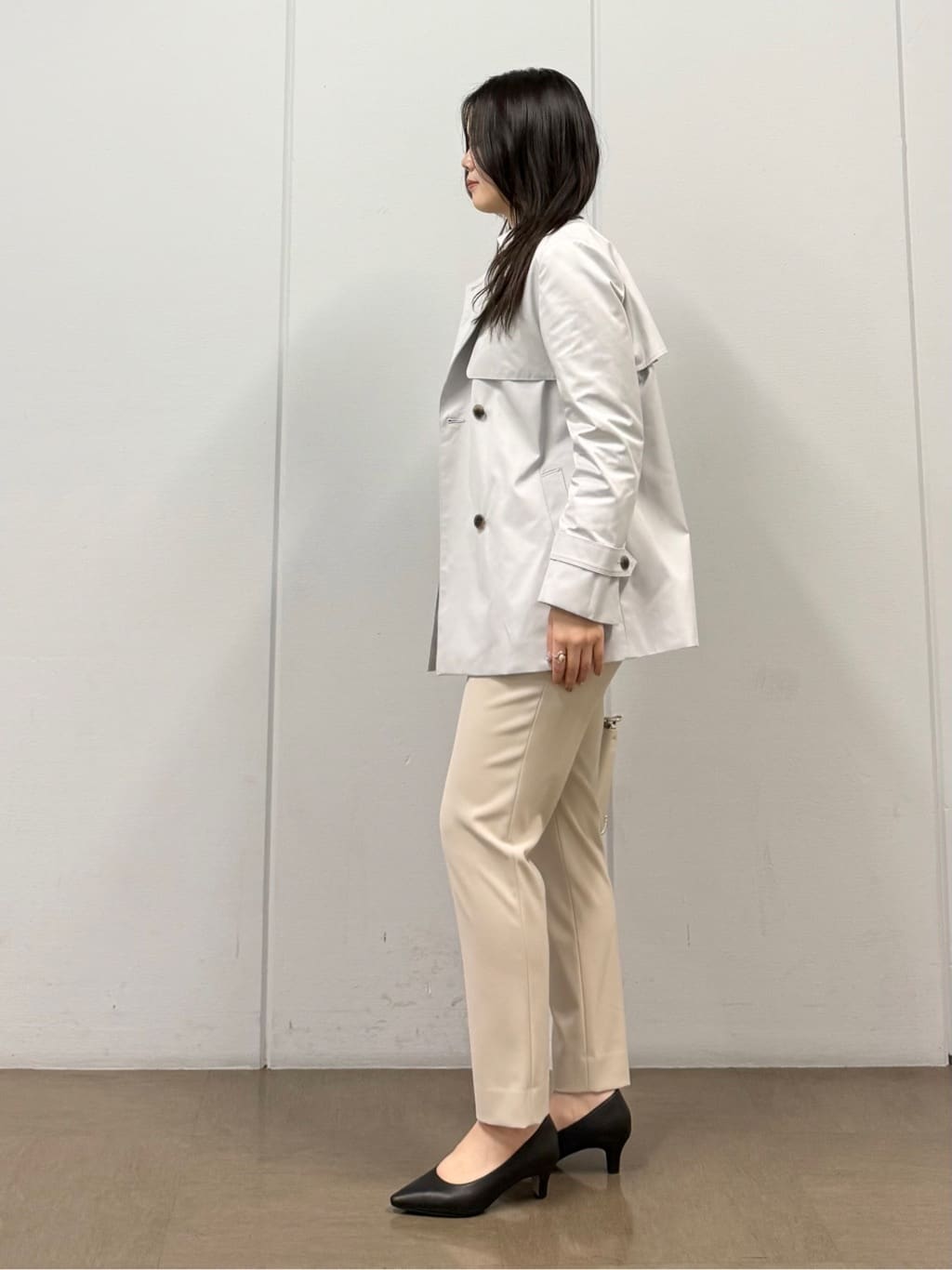 mizukiさんの「INDIVI｜【華やか／大人シアー／セレモニー】カットフリンジブラウス」を使ったコーディネート