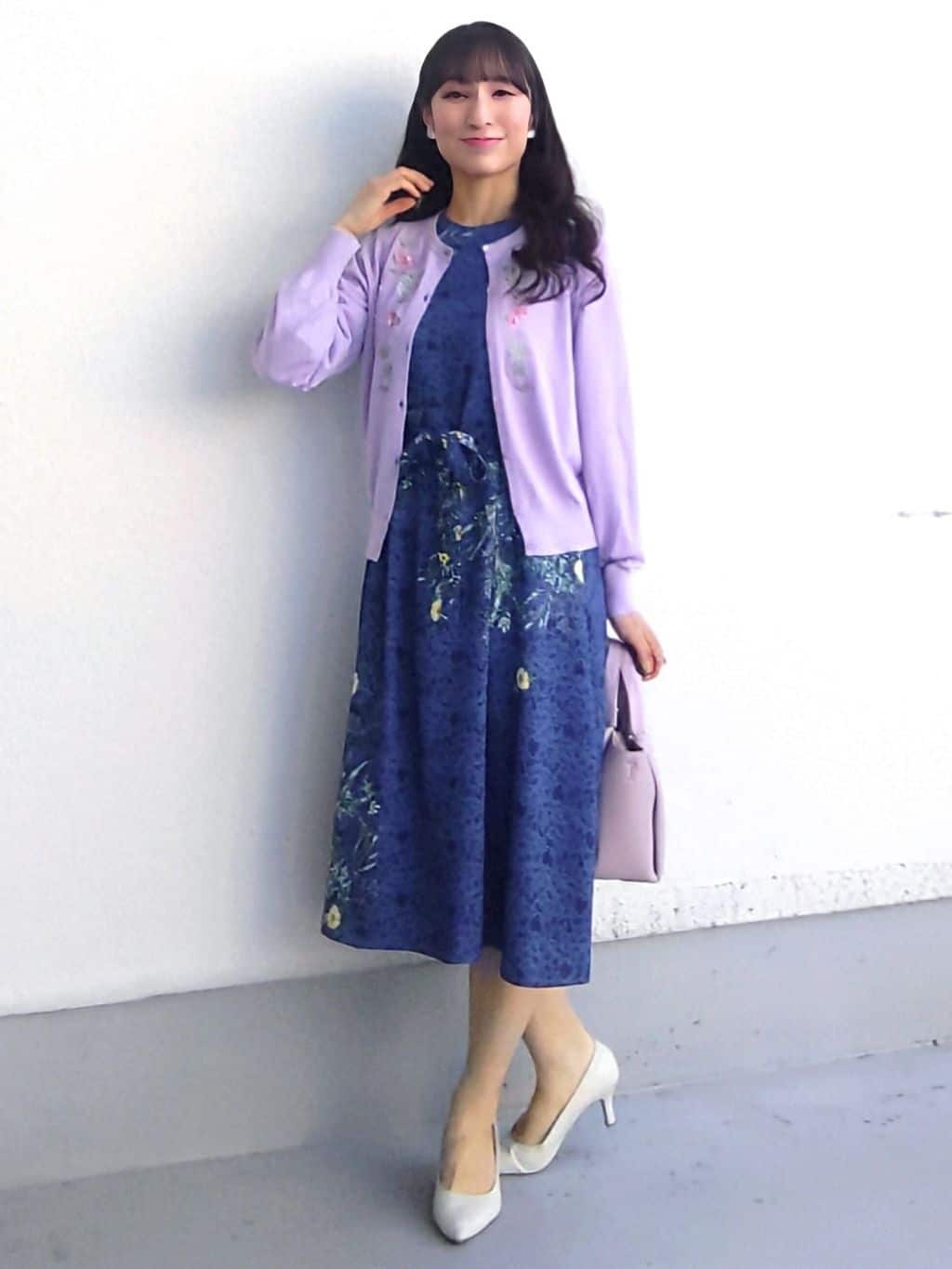 keinaさんの「SunaUna｜【SS～Lサイズ展開／フラワー刺繍】クラフトカーディガン」を使ったコーディネート