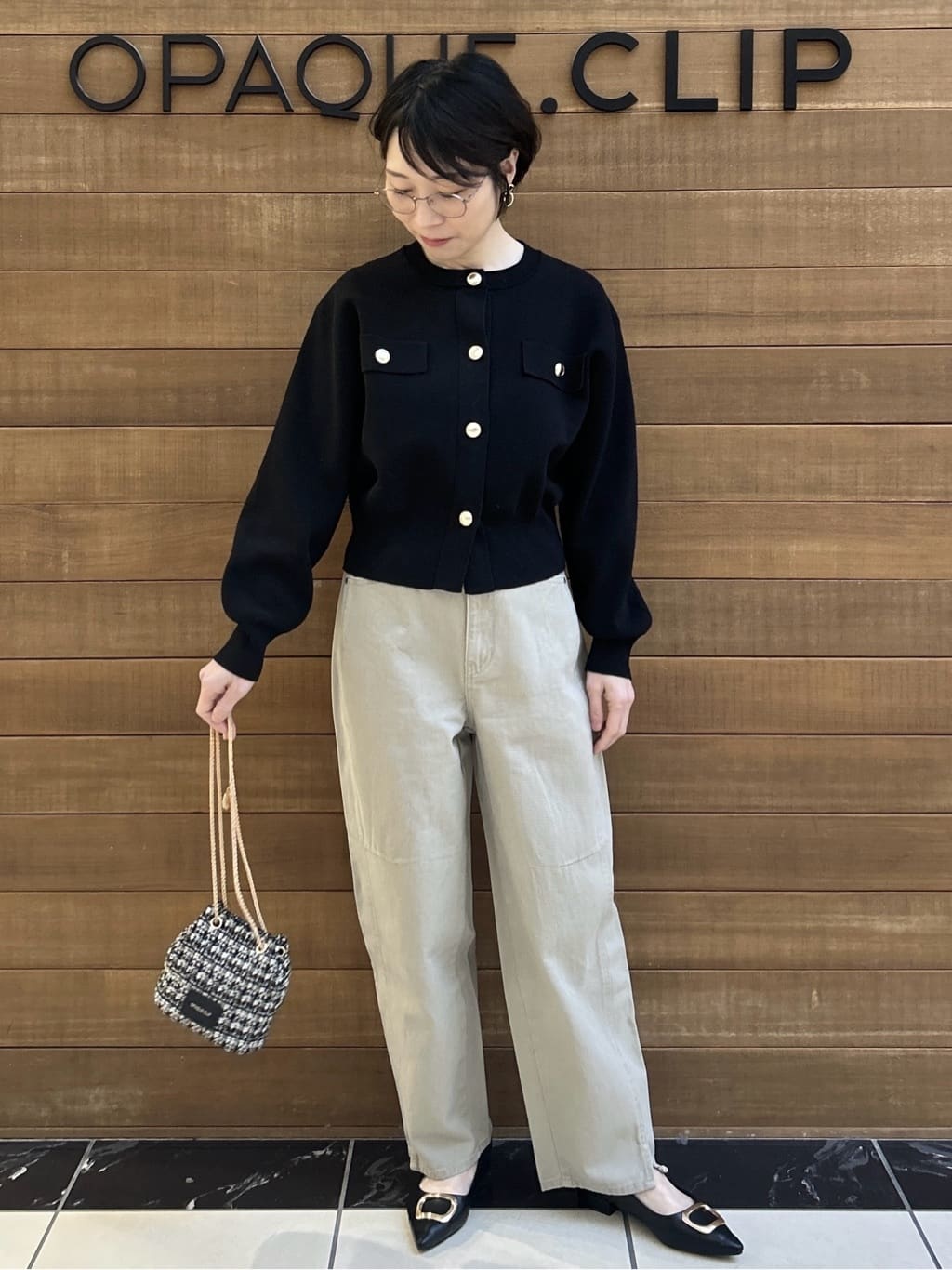 ゆうあさんの「OPAQUE.CLIP｜【低反発】ポインテッドパンプス」を使ったコーディネート