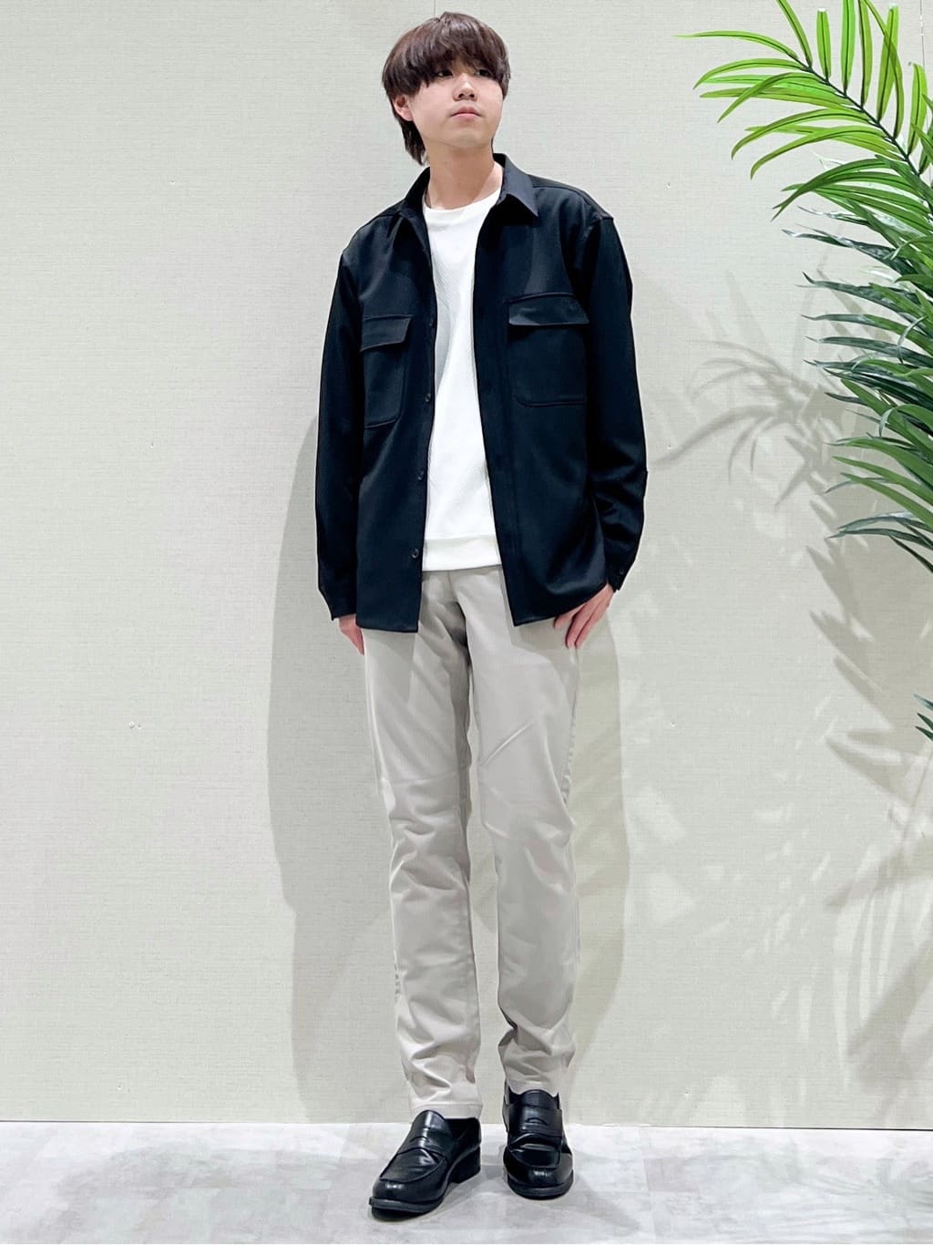 SHI-MAさんの「THE SHOP TK｜FLEX LINE  カバーオール　ストレッチ/防シワ/マシンウォッシャブル/セットアップ可」を使ったコーディネート