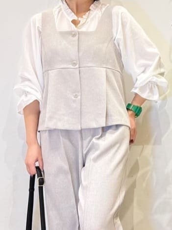 misakiさんの「SHOO･LA･RUE｜【2点セット/S-LL】着回し力も抜群 着るだけで決まる大人上品セットアップ」を使ったコーディネート