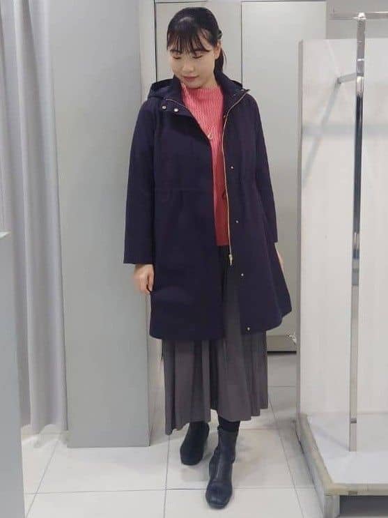 AZUSAさんの「Reflect｜【中綿ライナー付き】ライナー付きフーデッドロングコート」を使ったコーディネート
