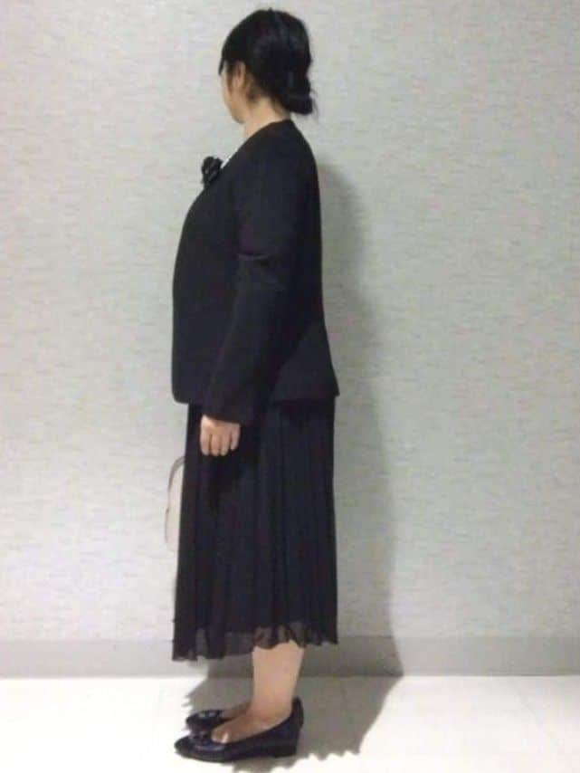 sakoさんの「Reflect｜【SS-4Lサイズ／通勤／セットアップ可】ノーカラージャケット」を使ったコーディネート