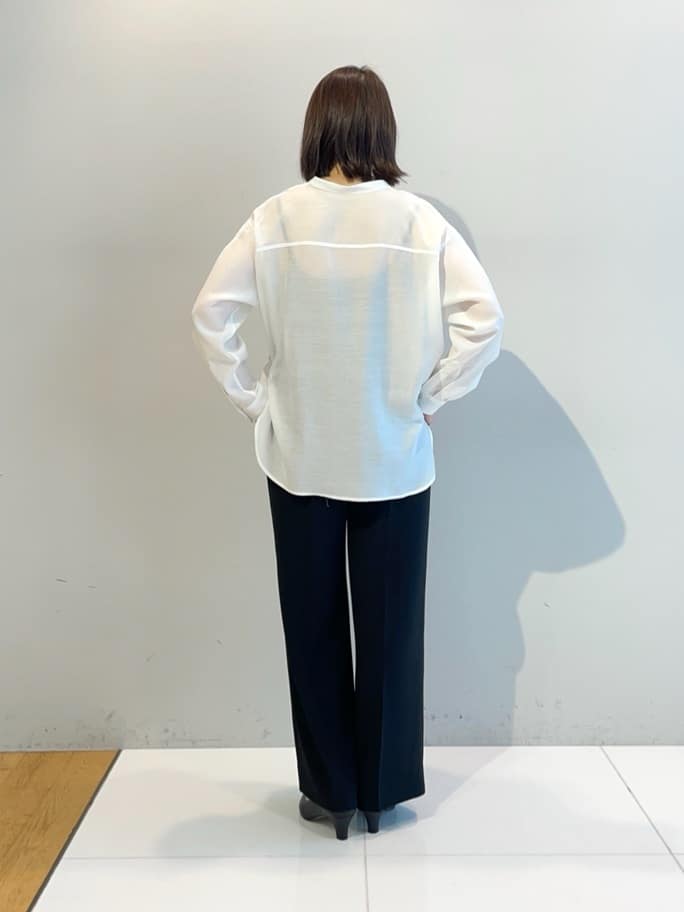 murayamaさんの「INDIVI｜【洗える／上品】きれいめ着流しカーディガンニット」を使ったコーディネート