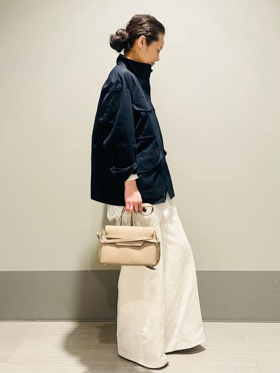 Annさんの「DRESSTERIOR｜◆【ウォッシャブル】コットンフルニードルニット」を使ったコーディネート