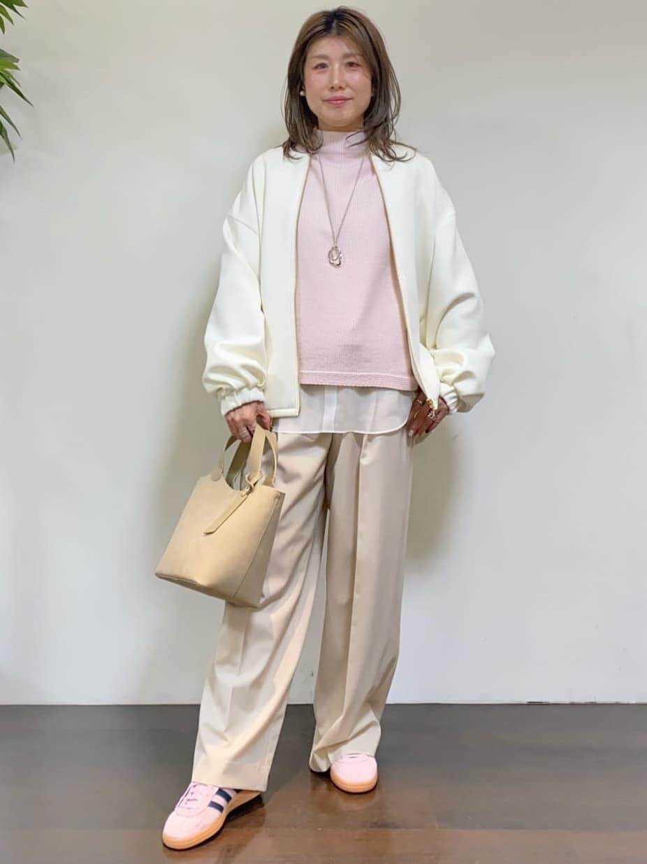 tomoさんの「UNTITLED｜◆【春アウター/ゆったり】ダンボールジップブルゾン」を使ったコーディネート