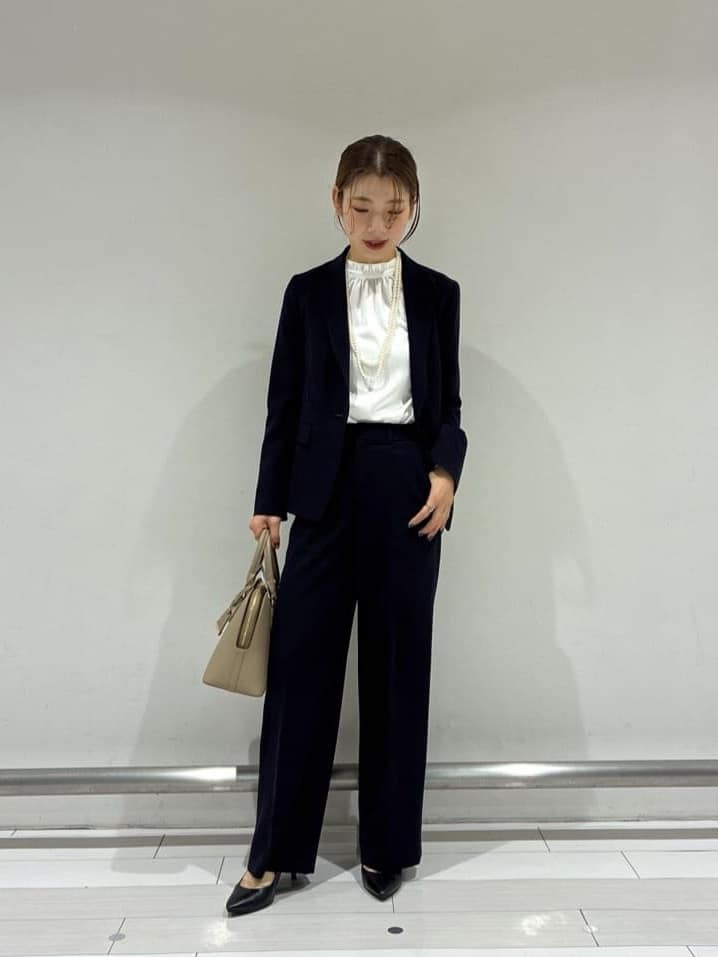 Rinさんの「UNTITLED｜【アレンジ自在】ロングパール調ネックレス」を使ったコーディネート