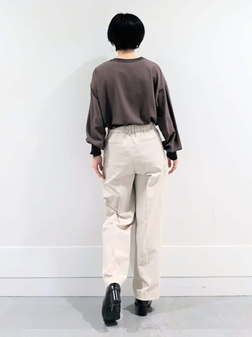 ミズタさんの「UNTITLED｜【洗える/ゆったり】リッチジョーゼットブラウス」を使ったコーディネート