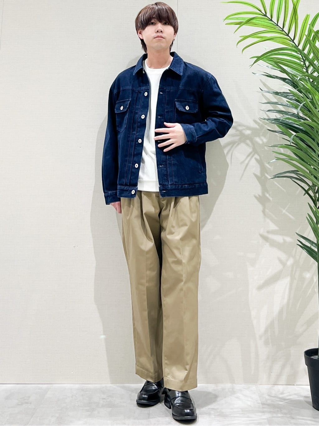 SHI-MAさんの「THE SHOP TK｜【大人にも取り入れやすい】デニムジャケット セットアップ可/洗濯機OK」を使ったコーディネート