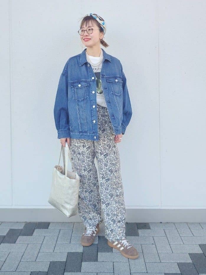 MUTSUKOさんの「UNTITLED｜【Healthy DENIM】別注Bran／デニムジャケット」を使ったコーディネート