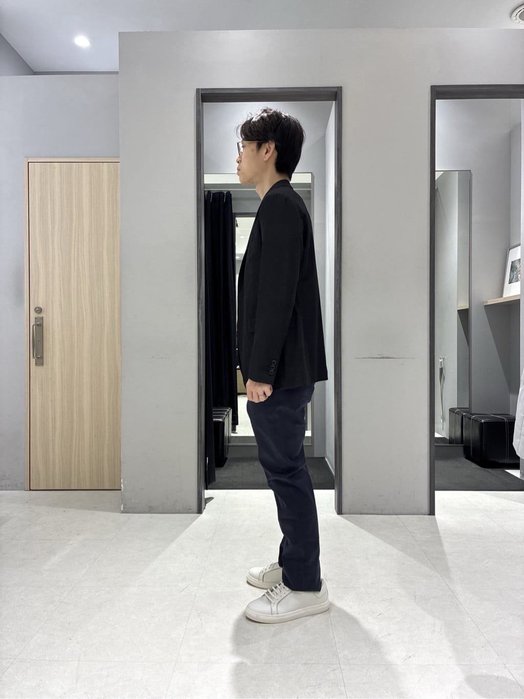 わいずみさんの「TAKEO KIKUCHI｜モックネック 鹿の子 ニット プルオーバー」を使ったコーディネート