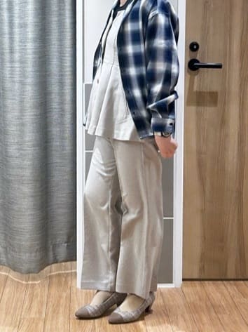 よっしーさんの「grove｜【カセット服】リネンライク ペプラムビスチェ」を使ったコーディネート