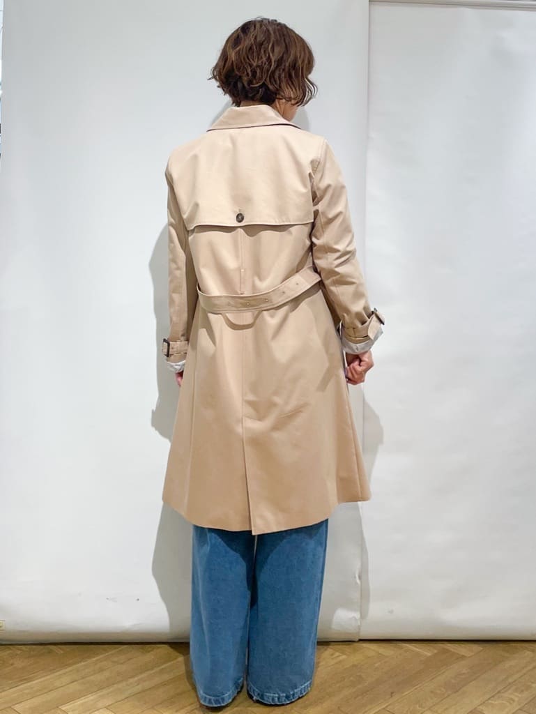 なかさんの「index｜撥水トレンチコート【洗濯機OK／花粉対応】《XS～3L》」を使ったコーディネート