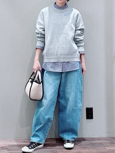 Satoさんの「Dessin｜【洗える】フリルネックブラウス」を使ったコーディネート