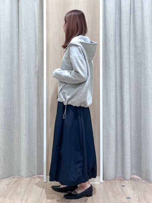 みーちゃんさんの「grove｜シルクライクリブタートルネック」を使ったコーディネート