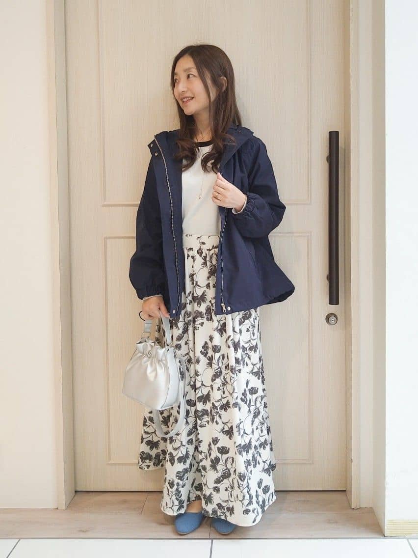 mi-saさんの「SHOO･LA･RUE｜【NEW/22.5㎝-24.5㎝】洗えてサラサラ ニットパンプス」を使ったコーディネート