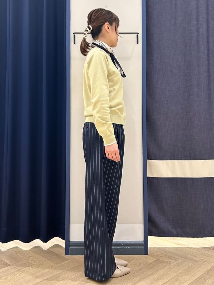 Orikaさんの「grove｜レイヤード風配色カーディガン」を使ったコーディネート