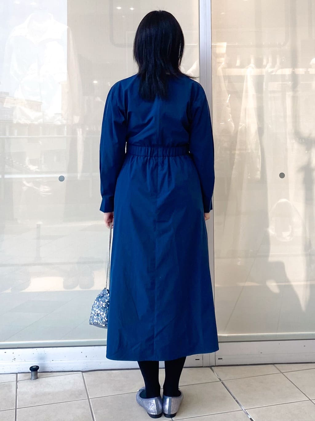 Jeanさんの「OPAQUE.CLIP｜カシュクール風デザインワンピース【洗濯機OK】」を使ったコーディネート