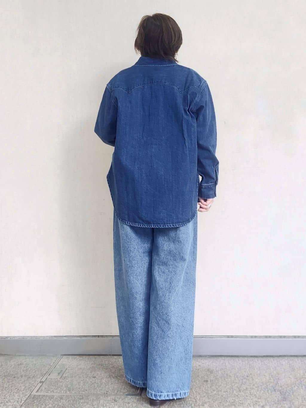 milkyさんの「OPAQUE.CLIP｜【Lee別注】ウエスタンシャツデニムジャケット【洗濯機OK】」を使ったコーディネート