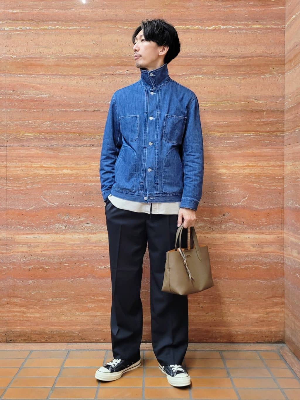 piroyaさんの「TAKEO KIKUCHI｜【BOWLER HAT LABEL】エクスプローラー Gジャン」を使ったコーディネート