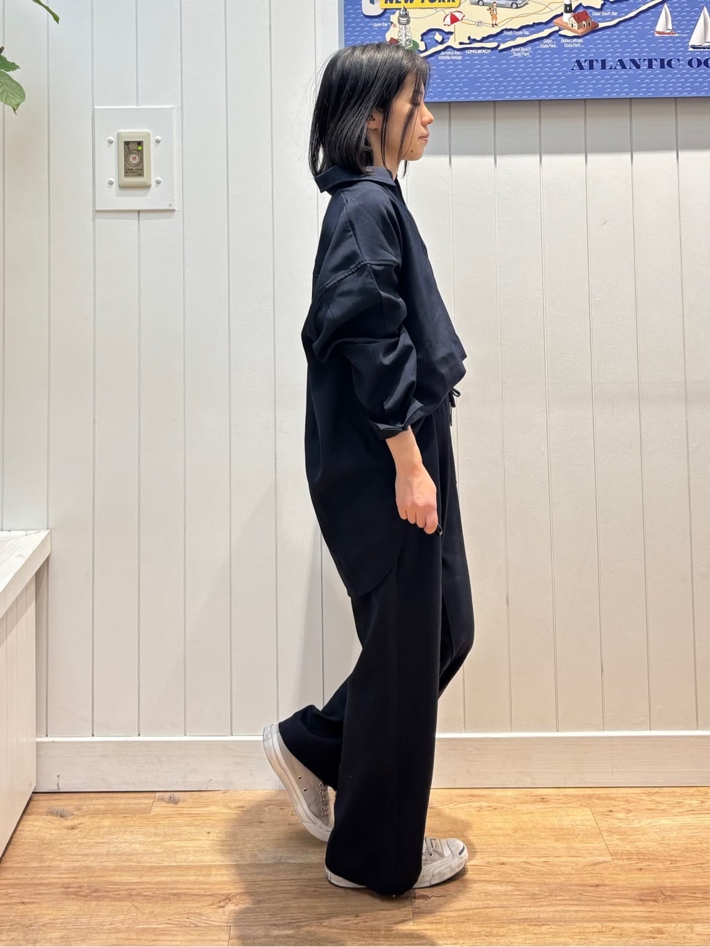 OKADAさんの「Dessin｜【2点セット・洗える】メランジツイルセットアップ」を使ったコーディネート