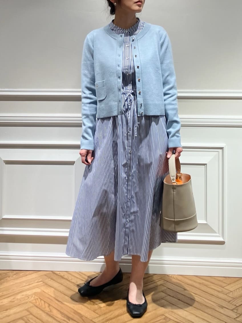 TSUKUIさんの「DRESSTERIOR｜◆ウォッシャブルコットンカシミヤカーディガン」を使ったコーディネート