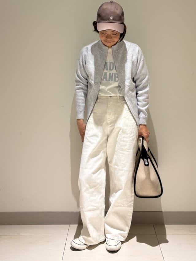 Haruさんの「Dessin｜【軽量】コットンリネンパイピングバッグ」を使ったコーディネート