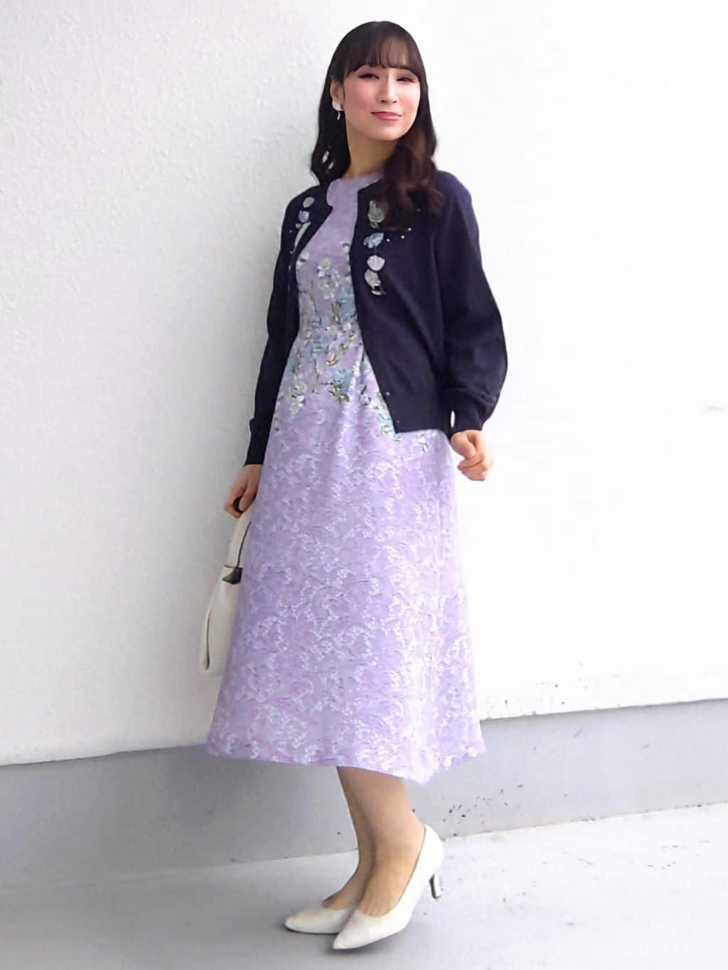 keinaさんの「SunaUna｜【SS～Lサイズ展開／フラワー刺繍】クラフトカーディガン」を使ったコーディネート