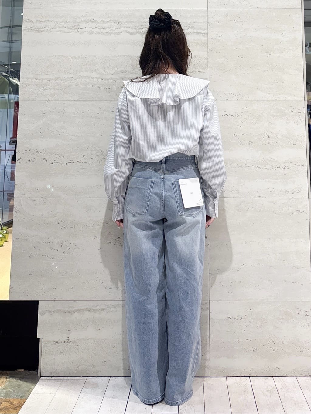 かほさんの「OPAQUE.CLIP｜フロントフリルブラウス【洗濯機OK】」を使ったコーディネート