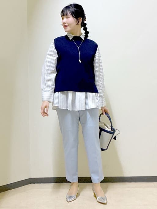  beni_gingerさんの「Reflect｜【セットアップ可】ダブルジャカードニットプルオーバー」を使ったコーディネート