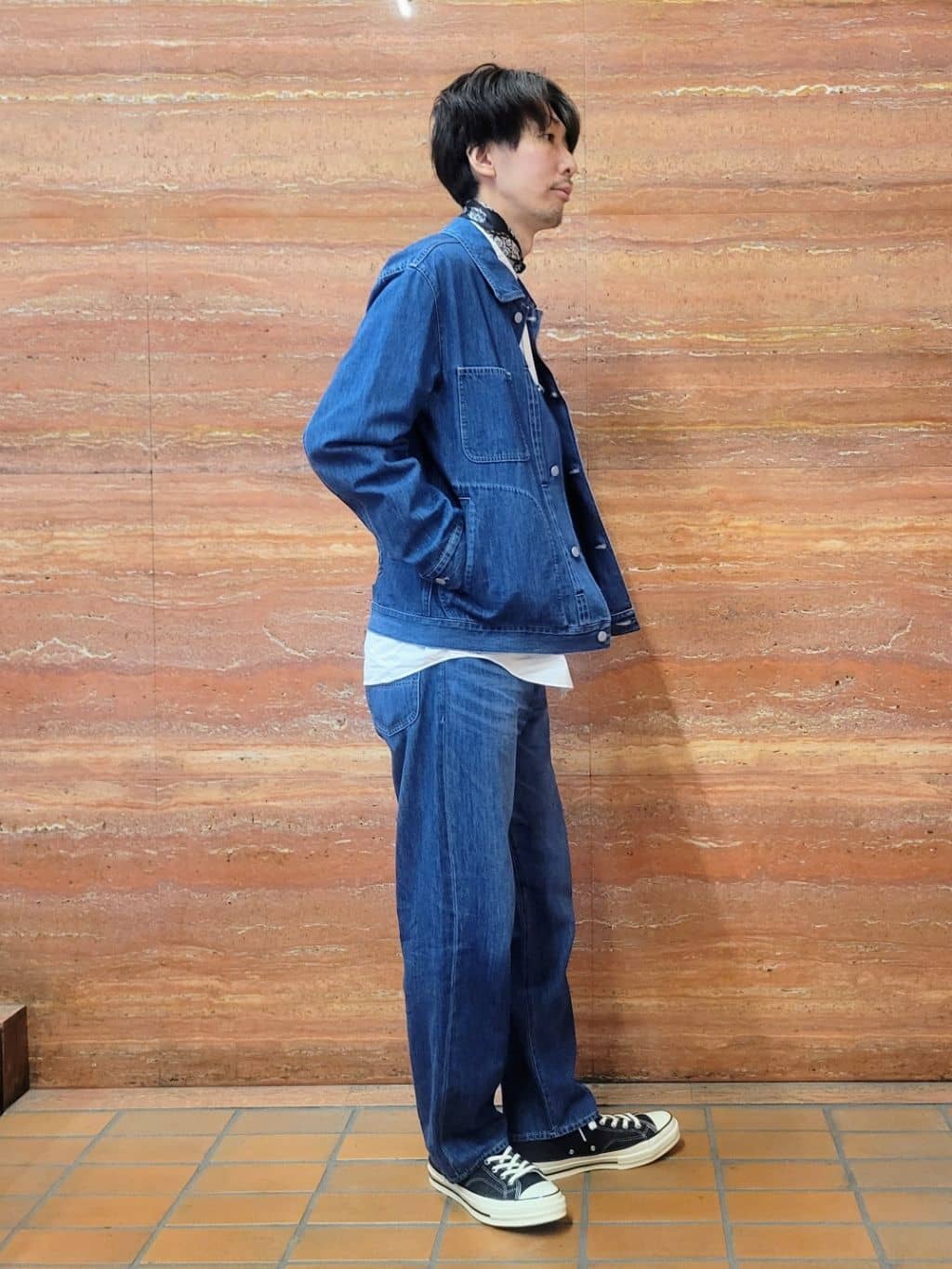 piroyaさんの「TAKEO KIKUCHI｜【BOWLER HAT LABEL】エクスプローラー Gジャン」を使ったコーディネート