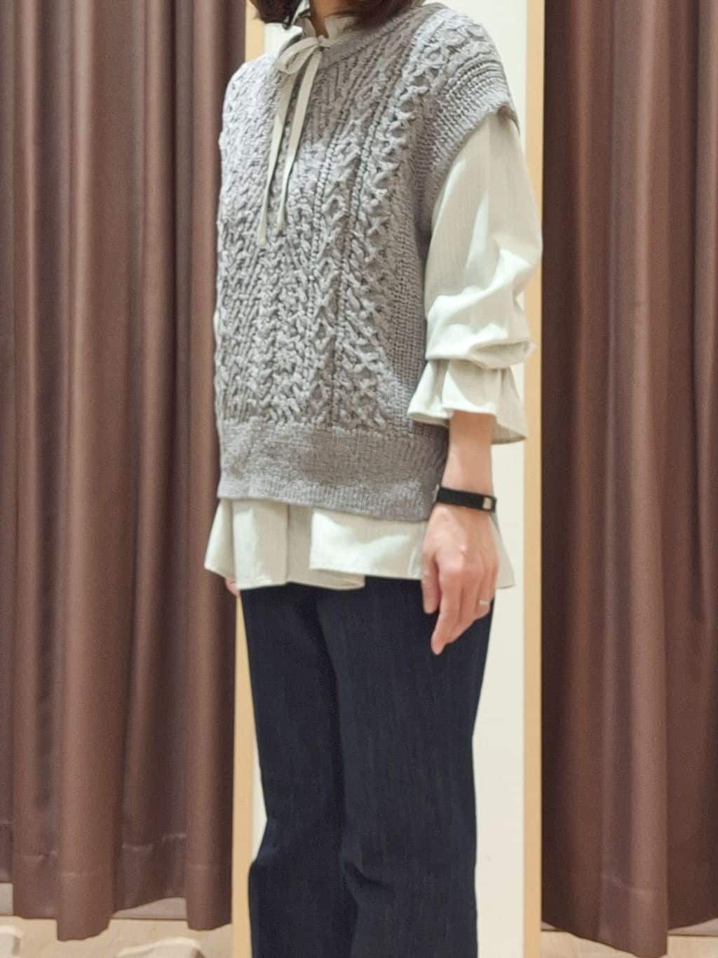 ウタさんの「grove｜【マシンウォッシュ／防シワ/SS-3L】ストレッチノーカラージャケット」を使ったコーディネート