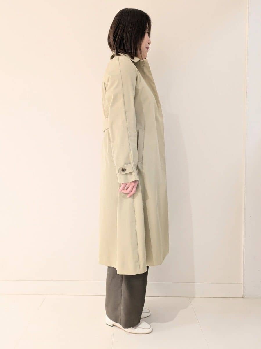 tomoさんの「UNTITLED｜◆【はっ水/洗える】タスランステンカラーコート」を使ったコーディネート